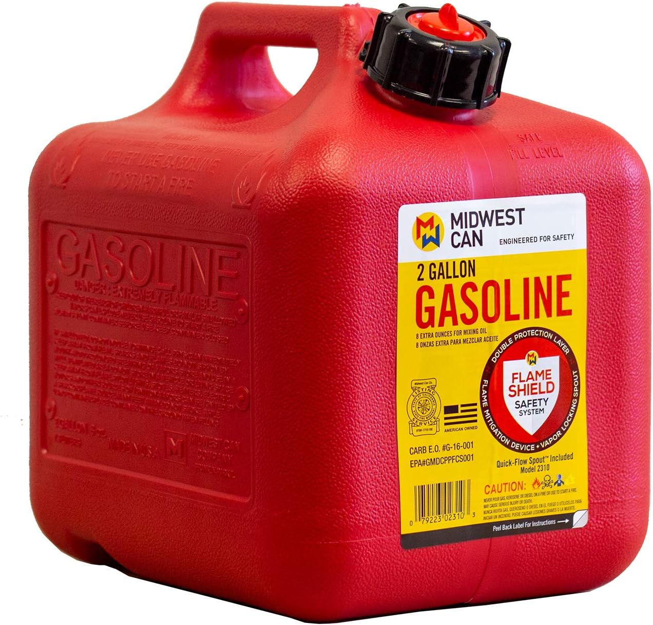 2 Gallon 8 oz. Gasoline Can M3997