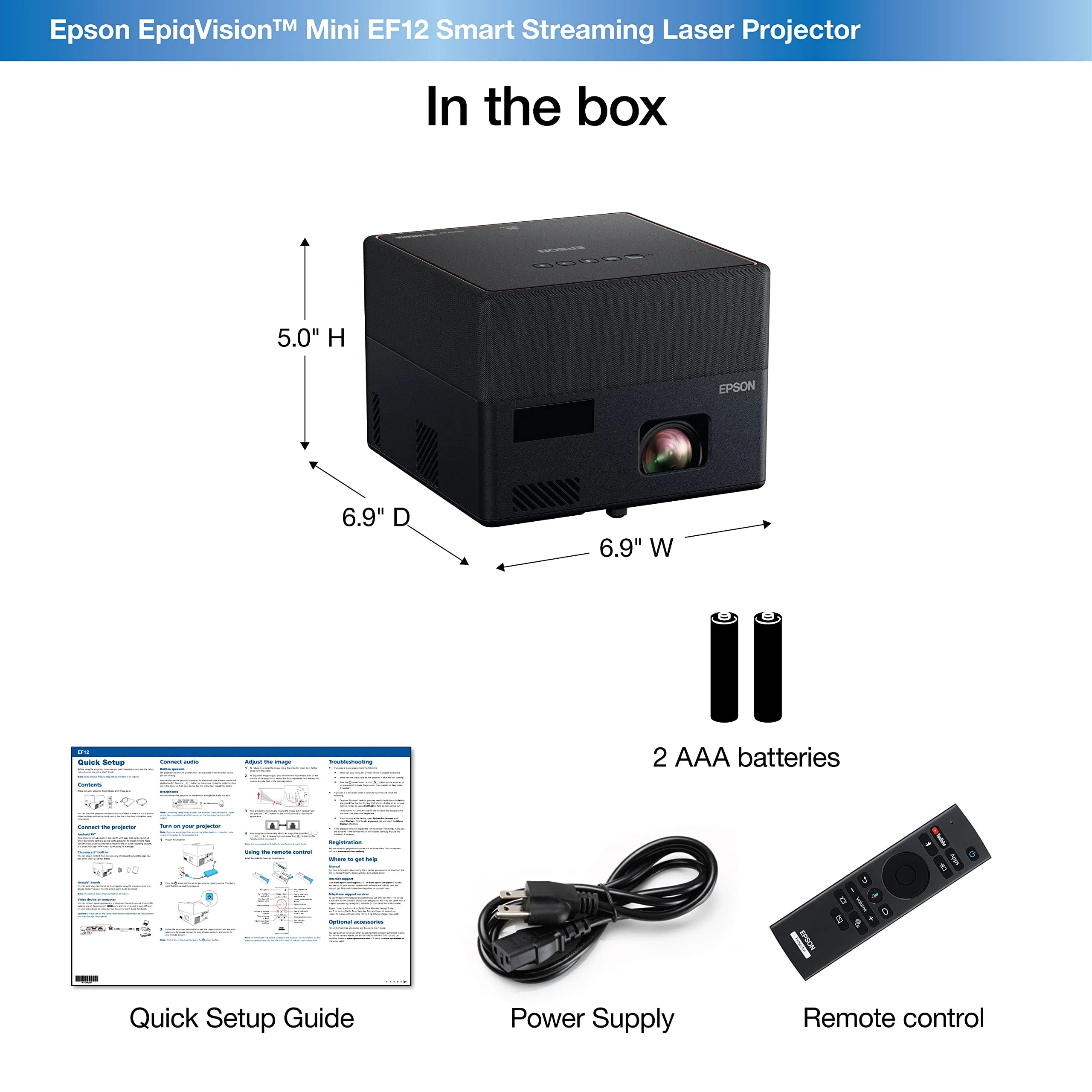 Mini EF12 Smart Streaming Laser Projector Z518