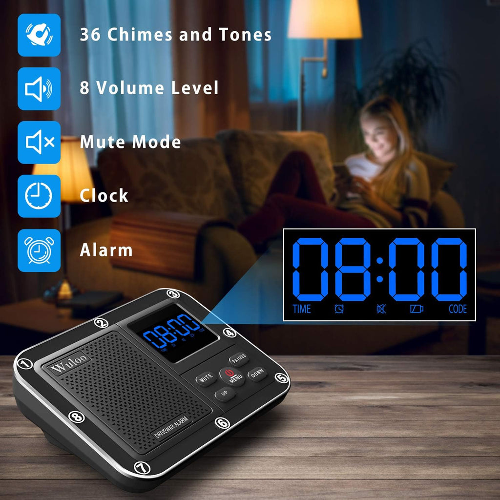 1800 Ft Wireless Outdoor Motion Sensor Driveway Alarm System J214540