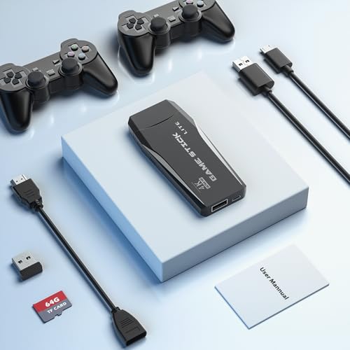 12,000+ Classic Games Retro Game Console with 2 Wireless Controllers H91148