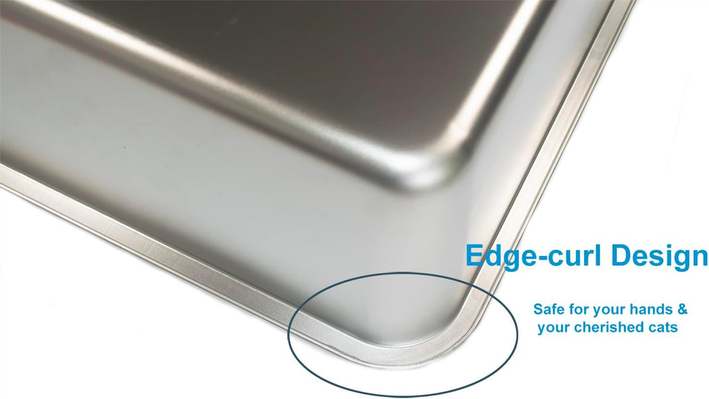 Extra Large Stainless Steel Litter Box with Smooth Surface T5283