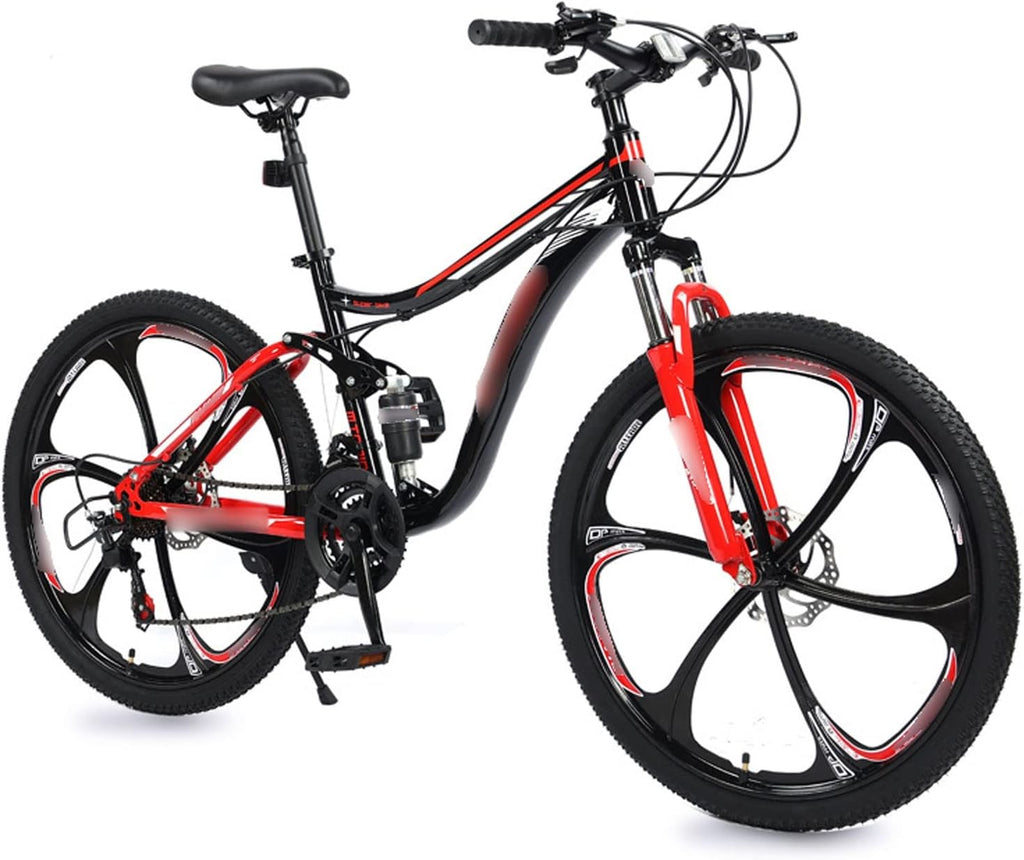 Mountain Bike Folding Bicycle Disc Brake Variable Speed Soft Tail I104