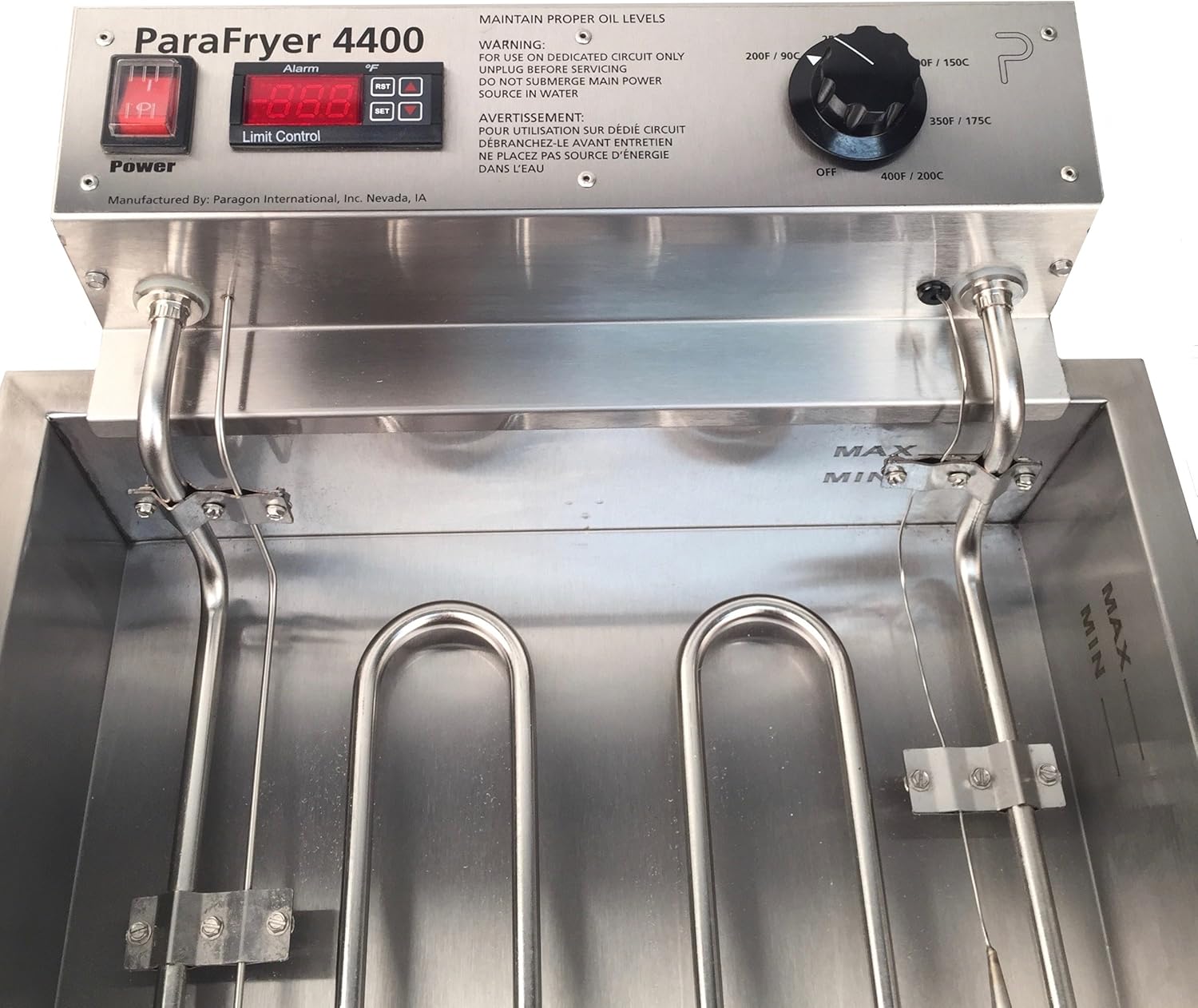 Funnel Cake Fryer Machine, 25 Pound Oil Capacity, 4400 Watts Electric 220 Volt T79777