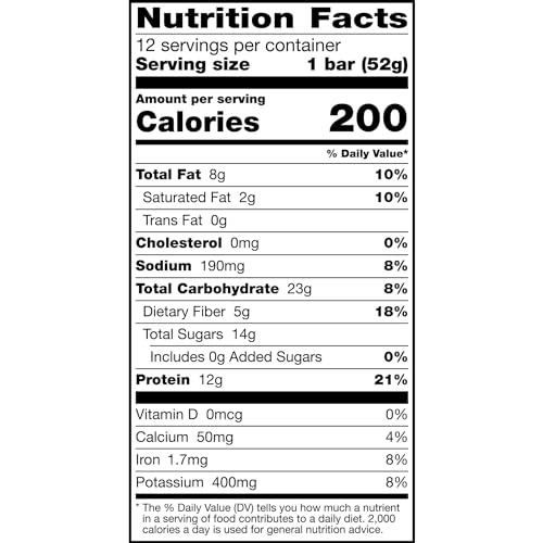 Coconut Chocolate Protein Bars, 22oz Box (12 Bars) B809