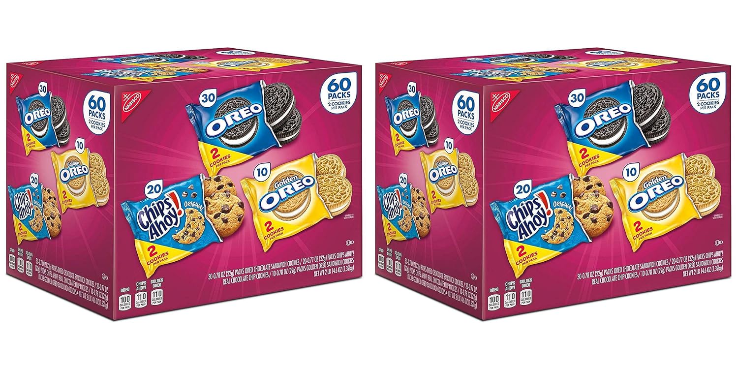 Cookie Variety Pack 60 pk. Pack of 2 H721184