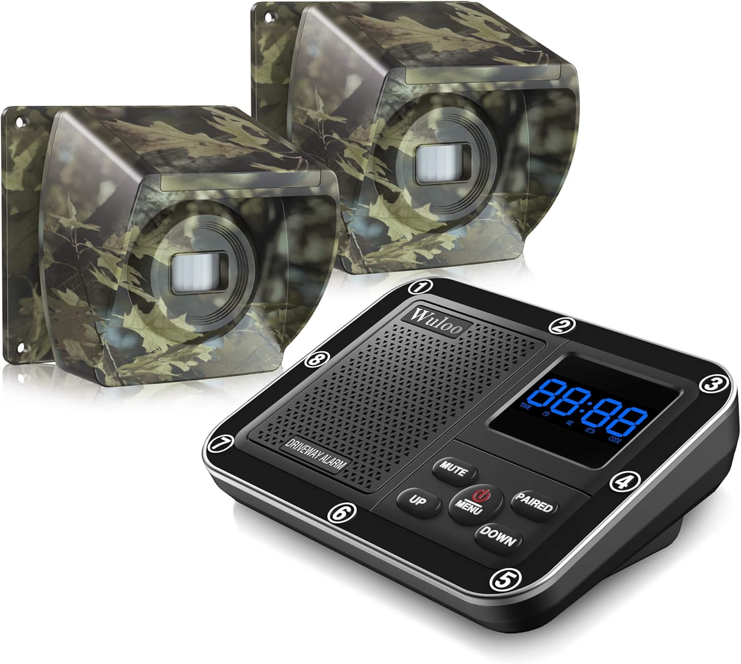 1800 Ft Wireless Outdoor Motion Sensor Driveway Alarm System J214540