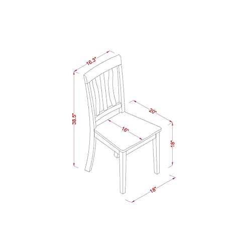 5 Piece Rectangle Wooden Table with Butterfly Leaf and 4 Linen Fabric Dining Chairs L9870