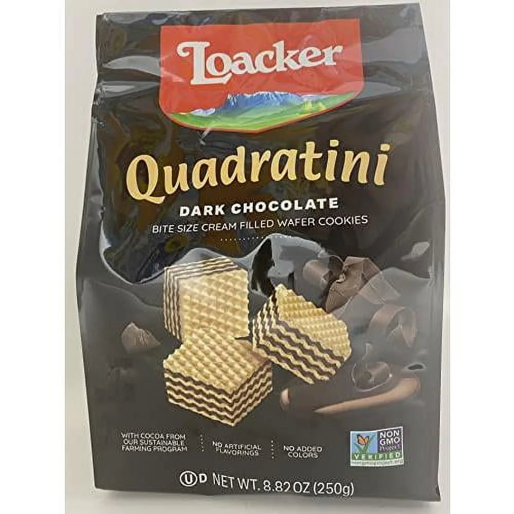 Dark Chocolate Filled Wafer Cookies 8.82 Oz X436819