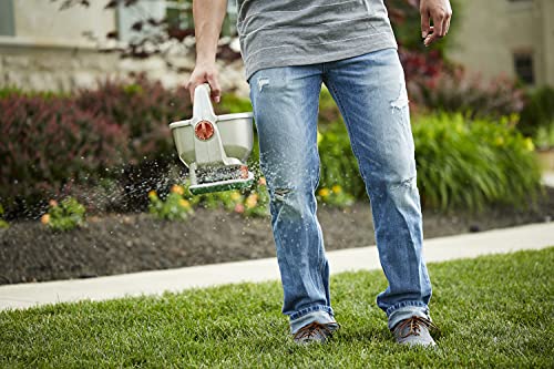 Handheld Spreader Holds up to 2,500 sq. ft., Brown W805