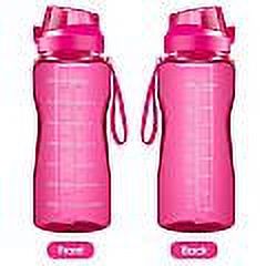 Pink 2.2L Water Bottle Jug with Straw Q280018
