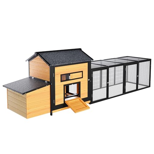 Extra Large Outdoor Chicken Coop with Nesting Box & Leak-Proof Tray L47657