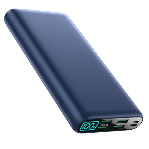 38800mAh LCD Display Power Bank with 5 USB Outputs and USB-C F678