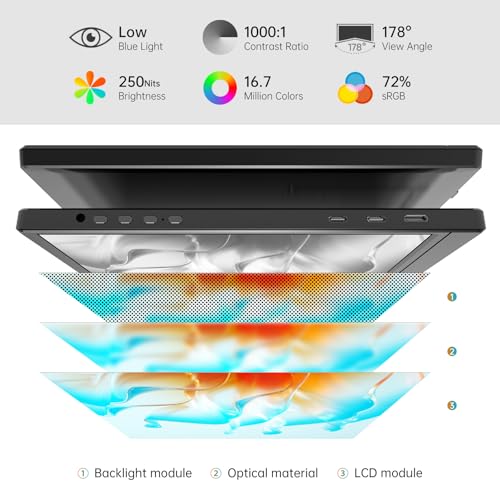 15.6 Inch 1080P USB-C HDMI IPS Portable Monitor D24073