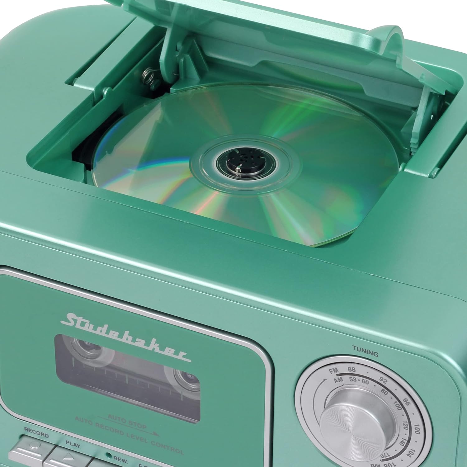 Portable Stereo CD Player with AM/FM Stereo Radio and Cassette Player G6011