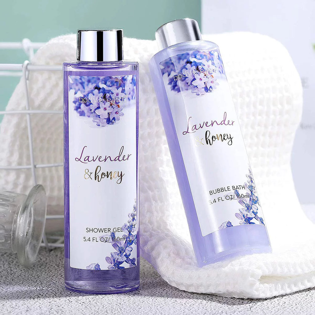 8 Pcs Lavender and Honey Spa Gift Sets O112249