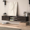 Black Oak Floating TV Stand B908