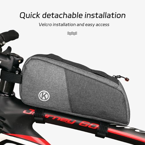 Black Waterproof Bicycle Frame Bag C2385