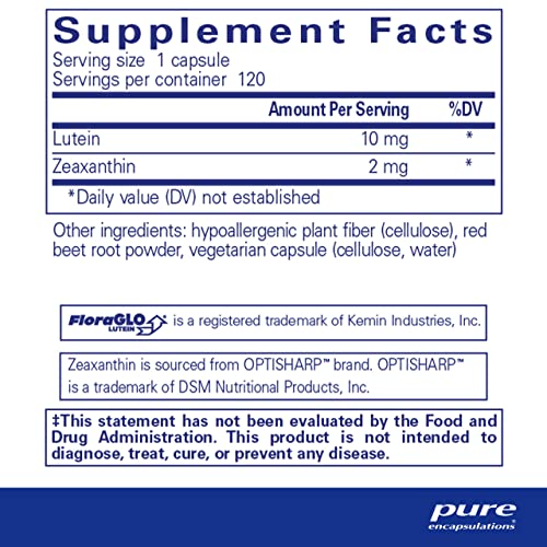 Lutein & Zeaxanthin 120 Capsules Q695