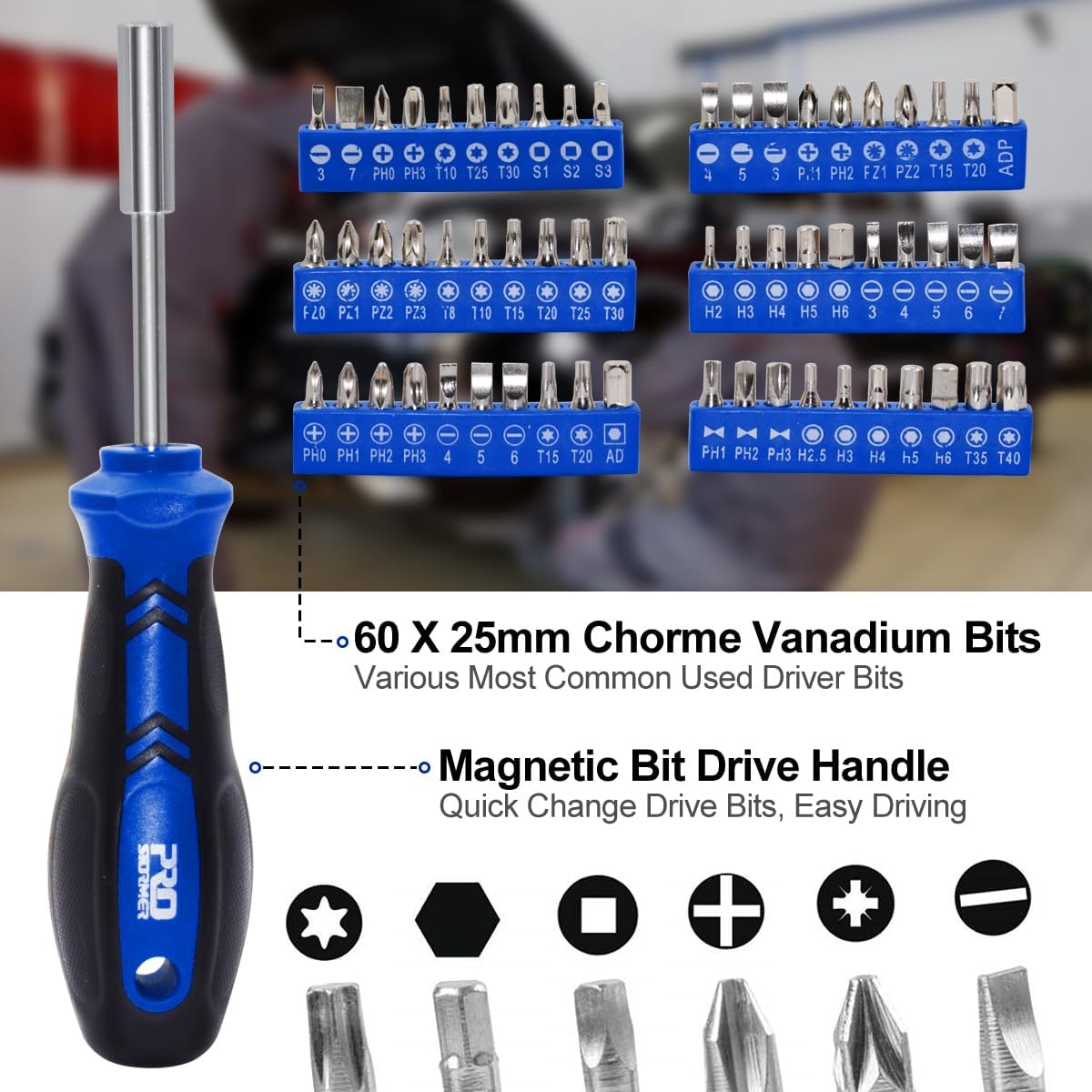 240-Piece Mechanics Tool Set with Plastic Storage Toolbox Z67296
