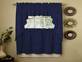 5 Pc Kitchen Curtain Valance Swag Set I535
