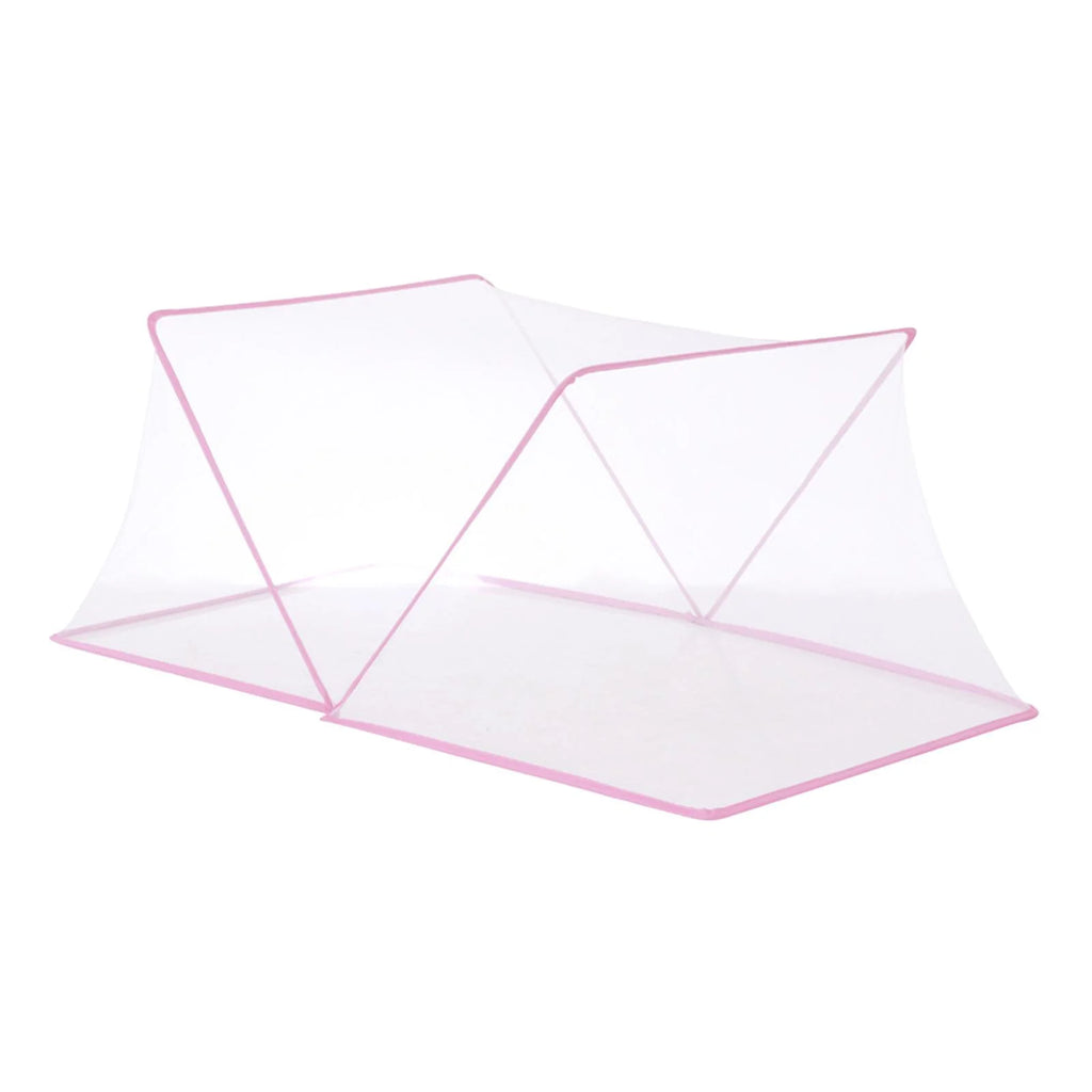 Pink 190x160x80cm Collapsible Bed Canopy M52013
