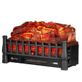 23 Inch 120V 1400W Portable Electric Fireplace Insert Log Heater Black U349