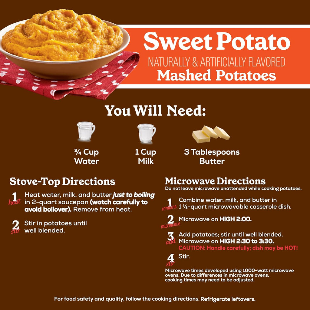 4.5 oz. (Pack of 8) Mashed Potatoes T63256