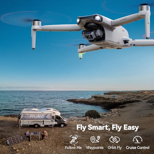 2 Drone with 6K Camera, 3-Axis Gimbal, 70-Min Flight Time with 2 Batteries S84380