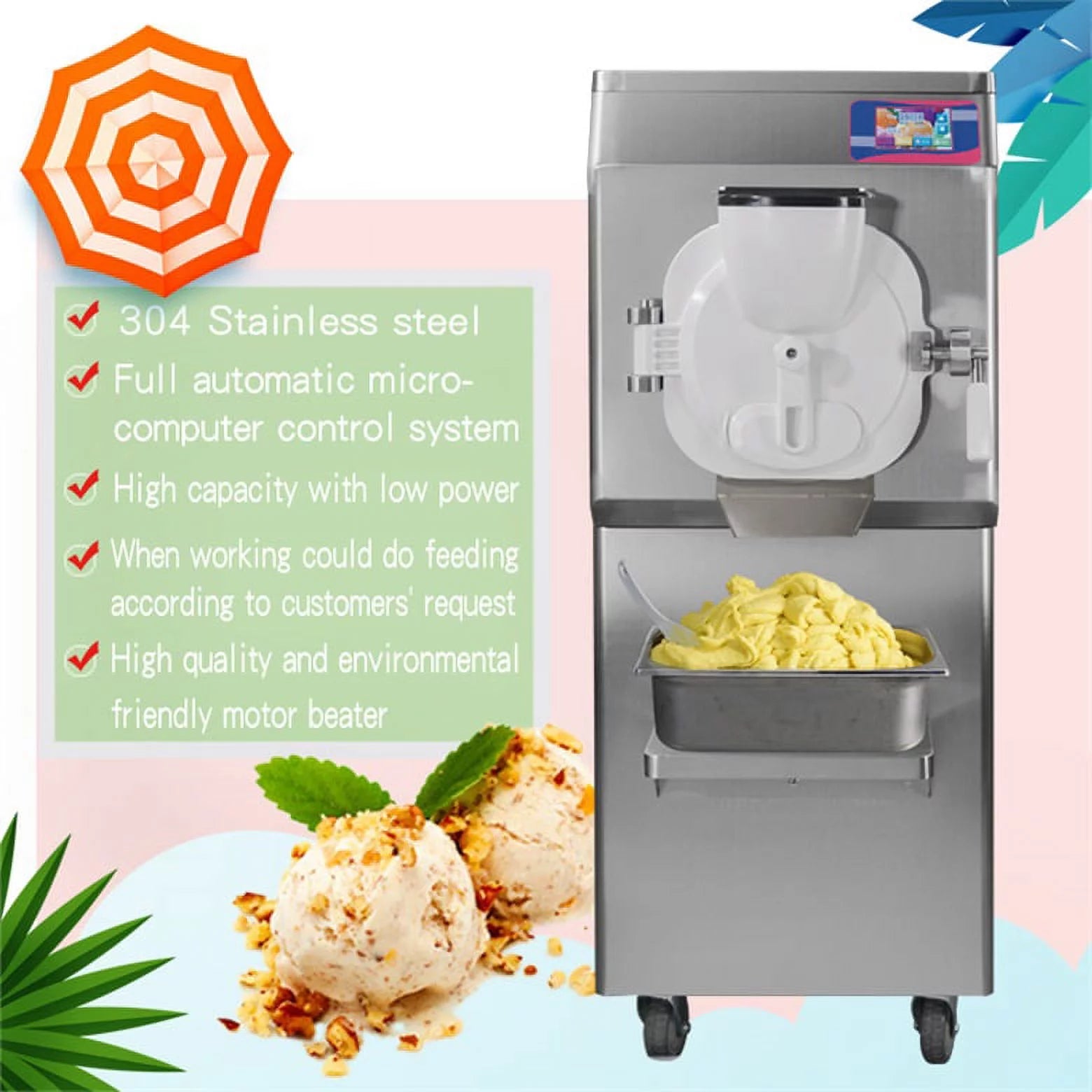 Commercial Hard Ice Cream Machine P1511