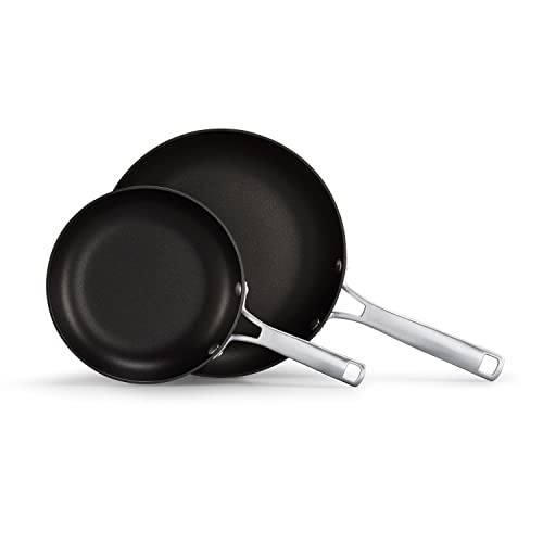 Grey Nonstick Frying Pan Set, 8- and 10-Inch K827727