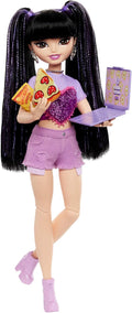 Renee Posable Fashion Doll with Long Black Hair, 11 Pieces G182264