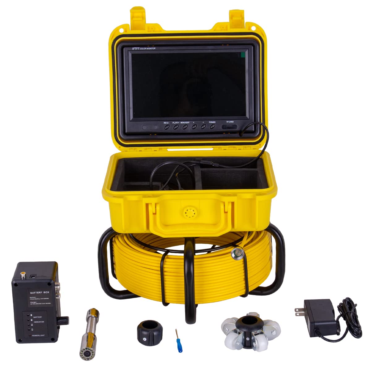 9" LCD Screen Pipe Inspection Camera with 16GB Card B295