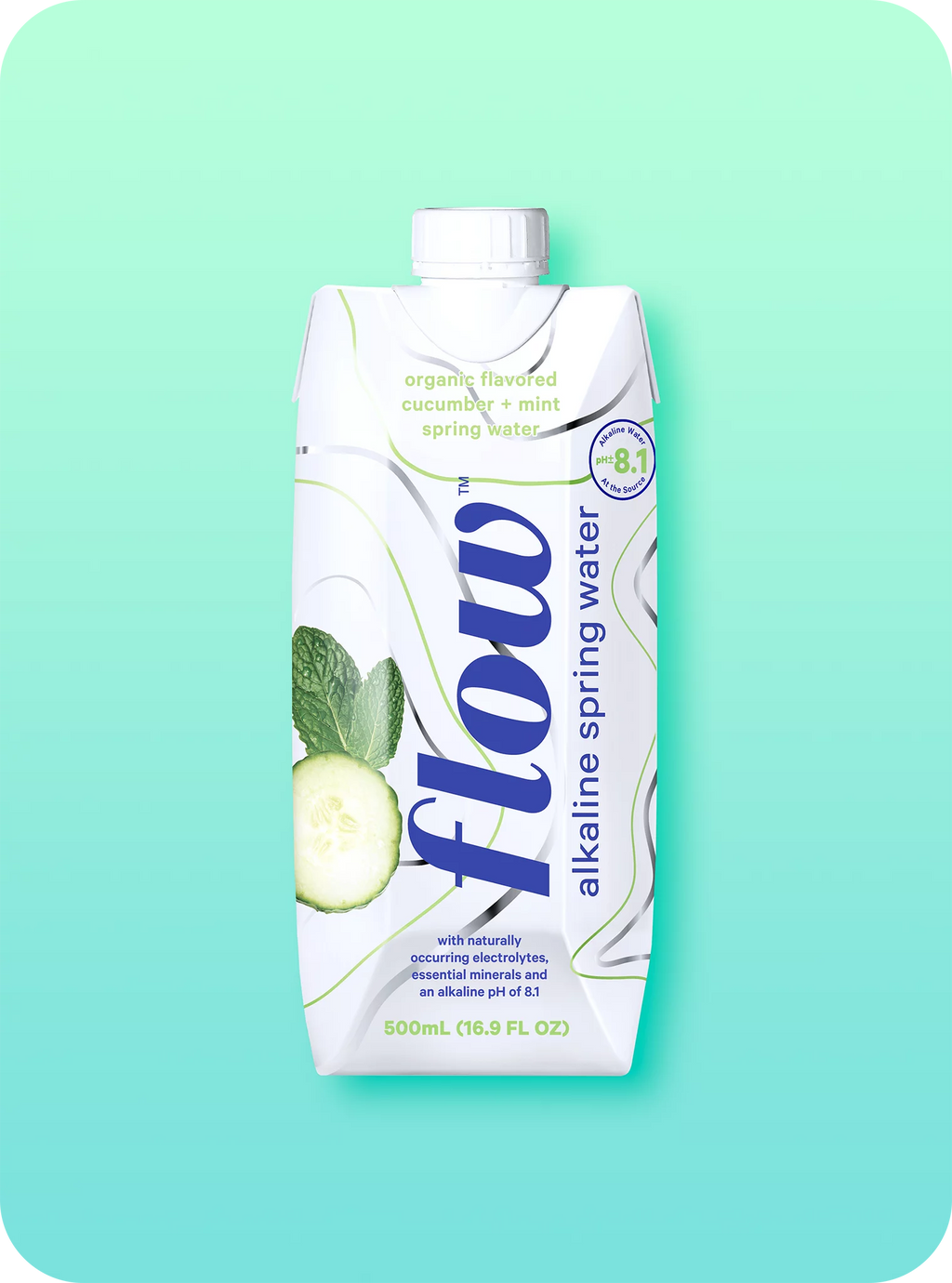 16.9 fl oz 12 Pack Alkaline Spring Water V8576