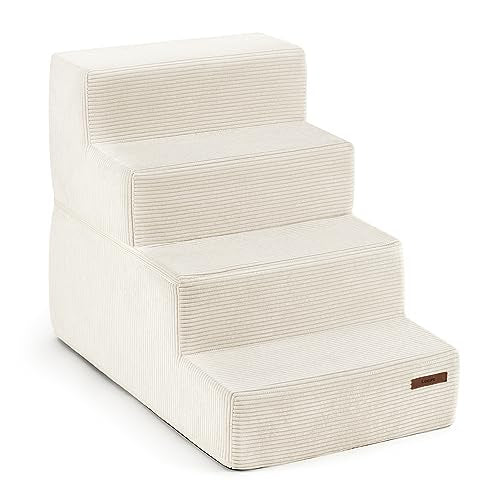 Grey 5 Steps Folding Pet Stairs with Non-Slip Bottom O548548