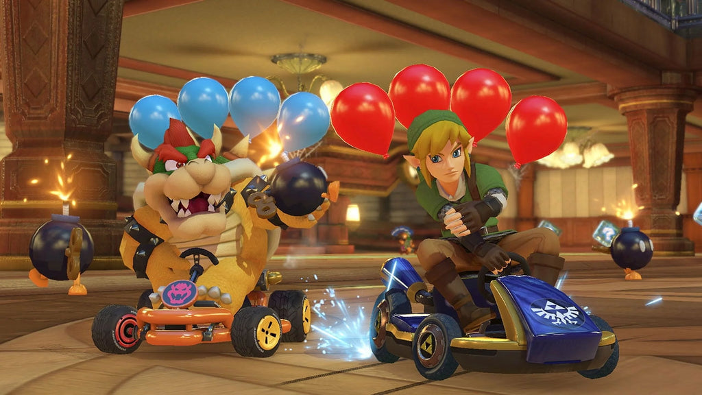 Mario Kart 8 Deluxe & 3 Month Membership, Nintendo Switch L81883