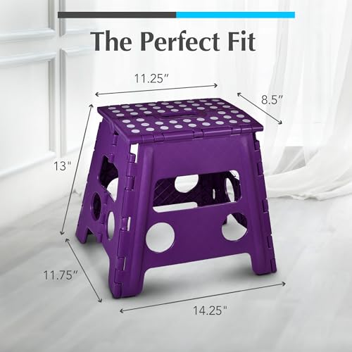 Folding Step Stool (Black) J1744