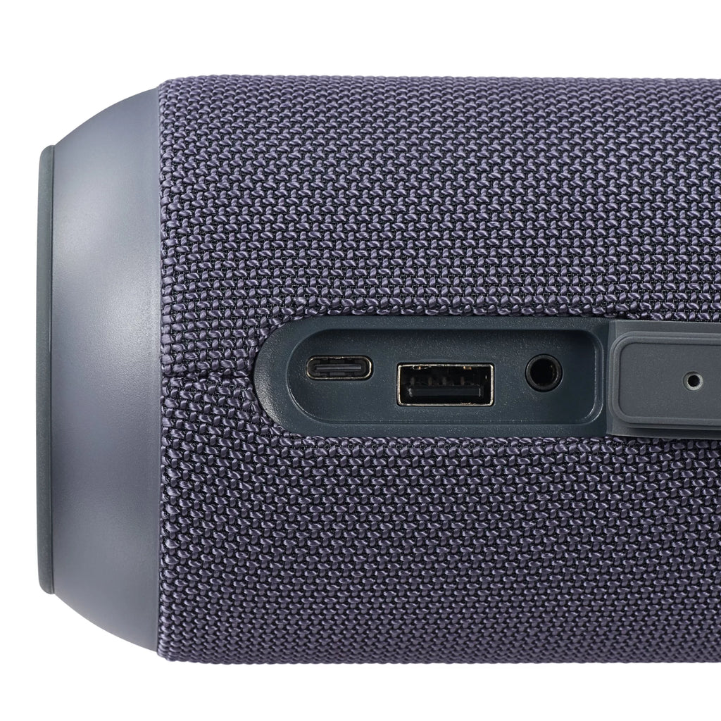 Large Rugged Speaker with LED Lighting, Gray G8461