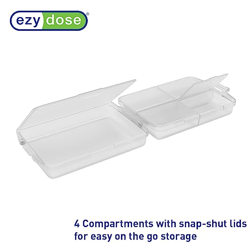 Gray Magnetic Pill Case with 7 Compartments F264