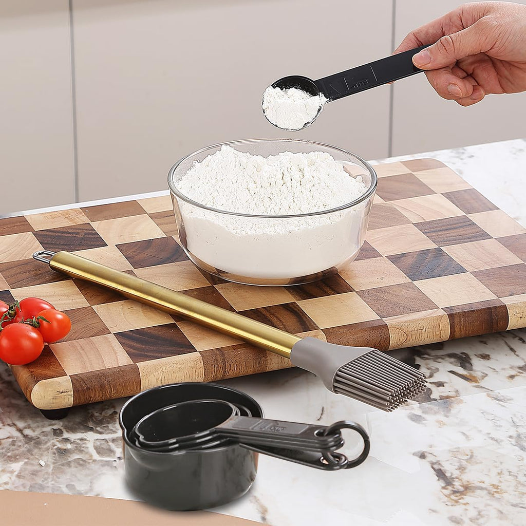 38 Piece Silicone Non-Stick Kitchen Utensils Set with Utensil Rack W832