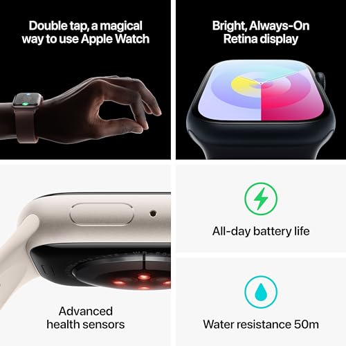 Starlight Aluminum 45mm Smartwatch with Starlight Sport Band I615032