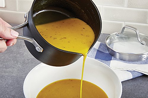 Classic Nonstick Sauce Pan with Cover, 3.5 quart, Grey J8639