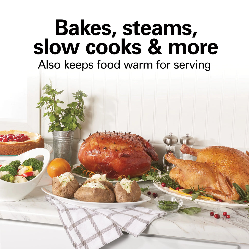 22 Quarts Stainless Steel Electric Roaster Oven Z25632