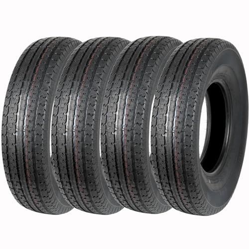 Set of 4 10-Ply Load Range E Trailer Tires ST205/75R15 H746100