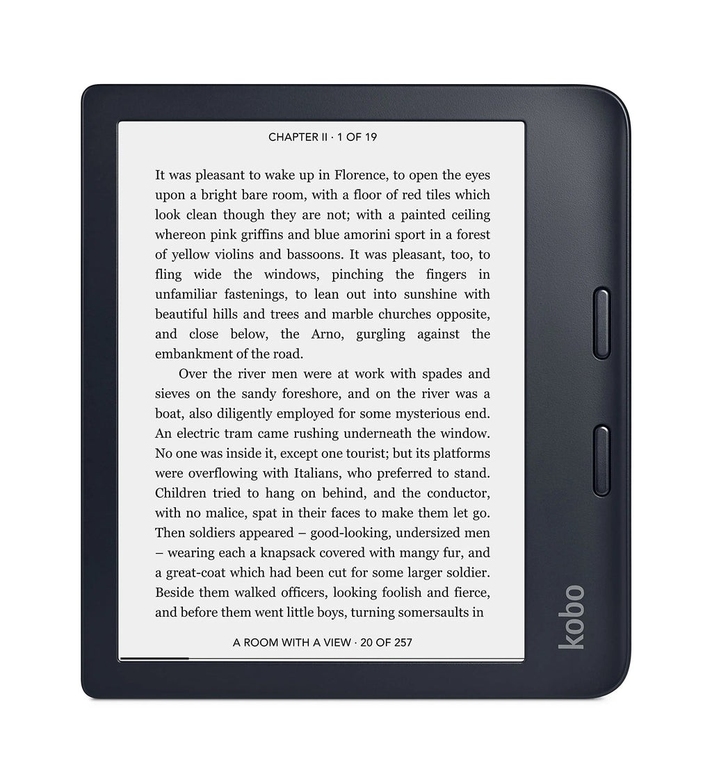32GB Black Waterproof eReader with 7" Glare Free Touchscreen P529654