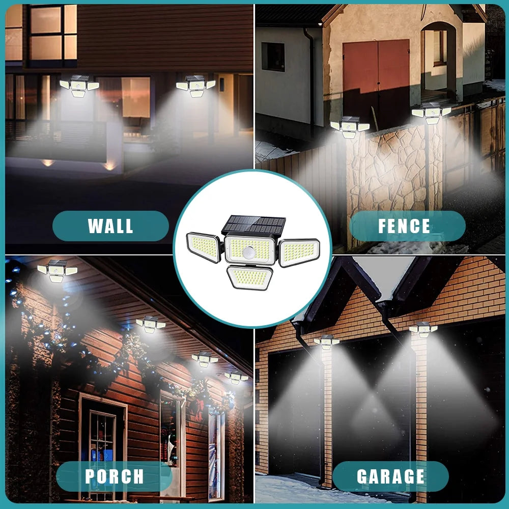 270 LED Solar Flood Light with Motion Sensor Q871