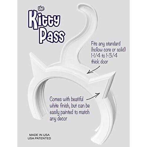 Interior Cat Door Hidden Litter Box Pet Door for Cats up to 21 lbs G16490