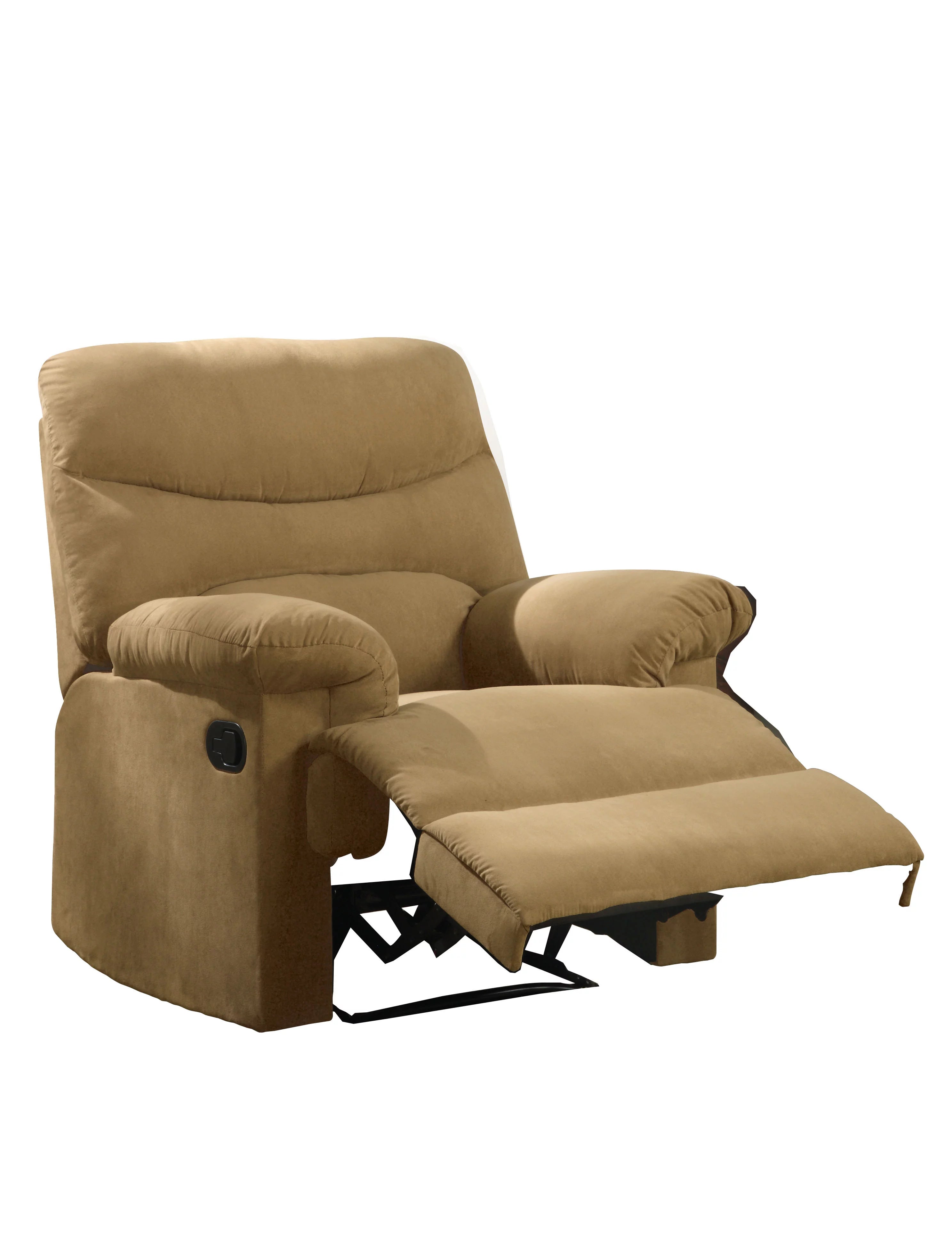 Light Brown Microfiber Recliner G935213