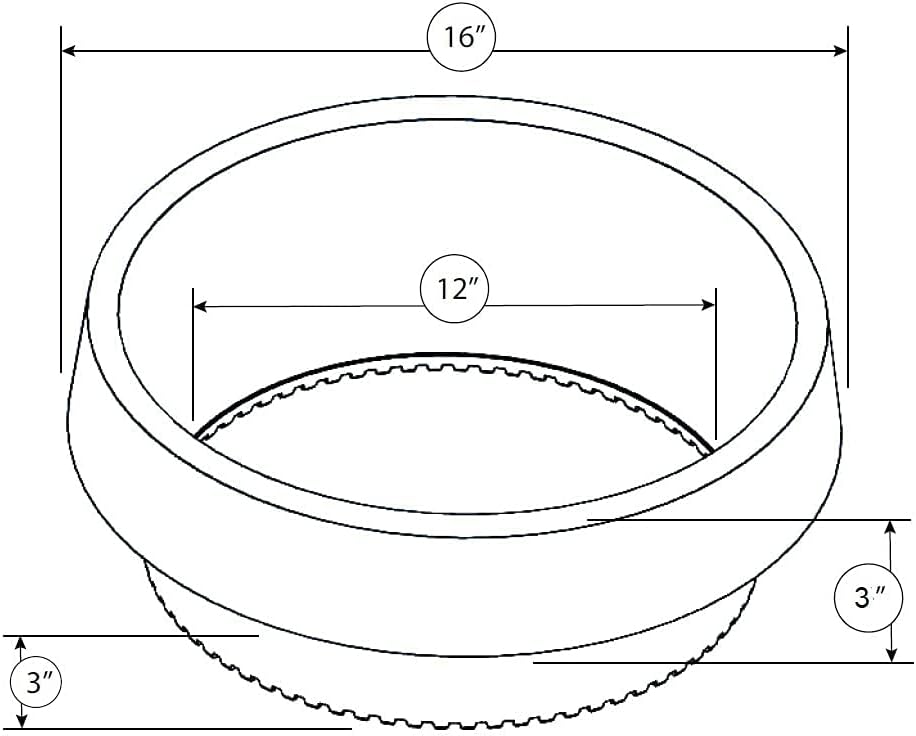 3 Pack 16 in Planting Rings U979