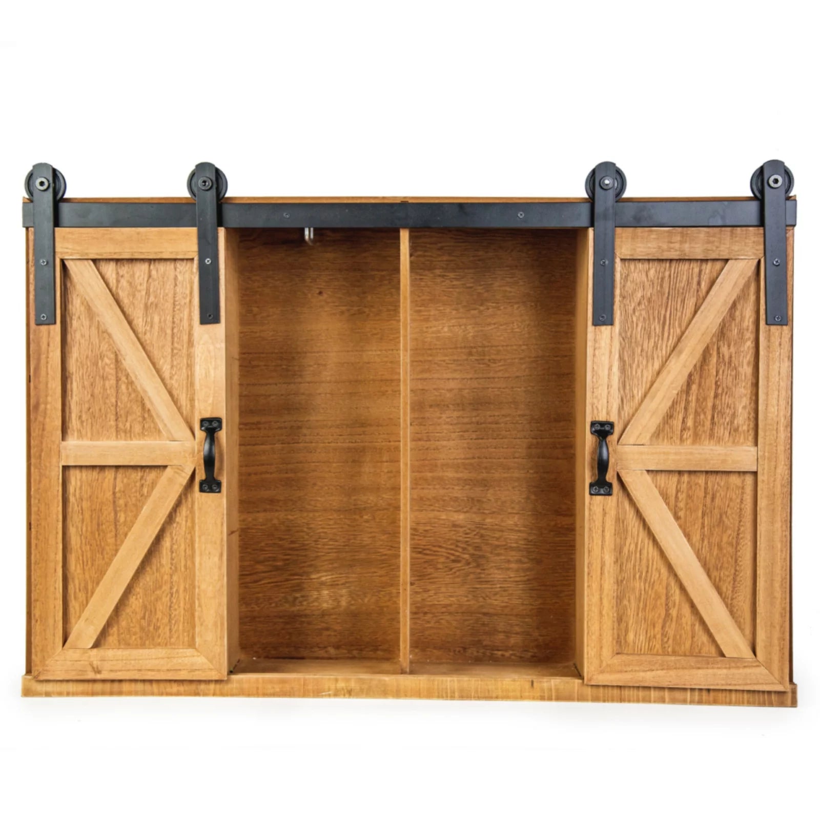 Brown Wooden Storage Trunk F1701