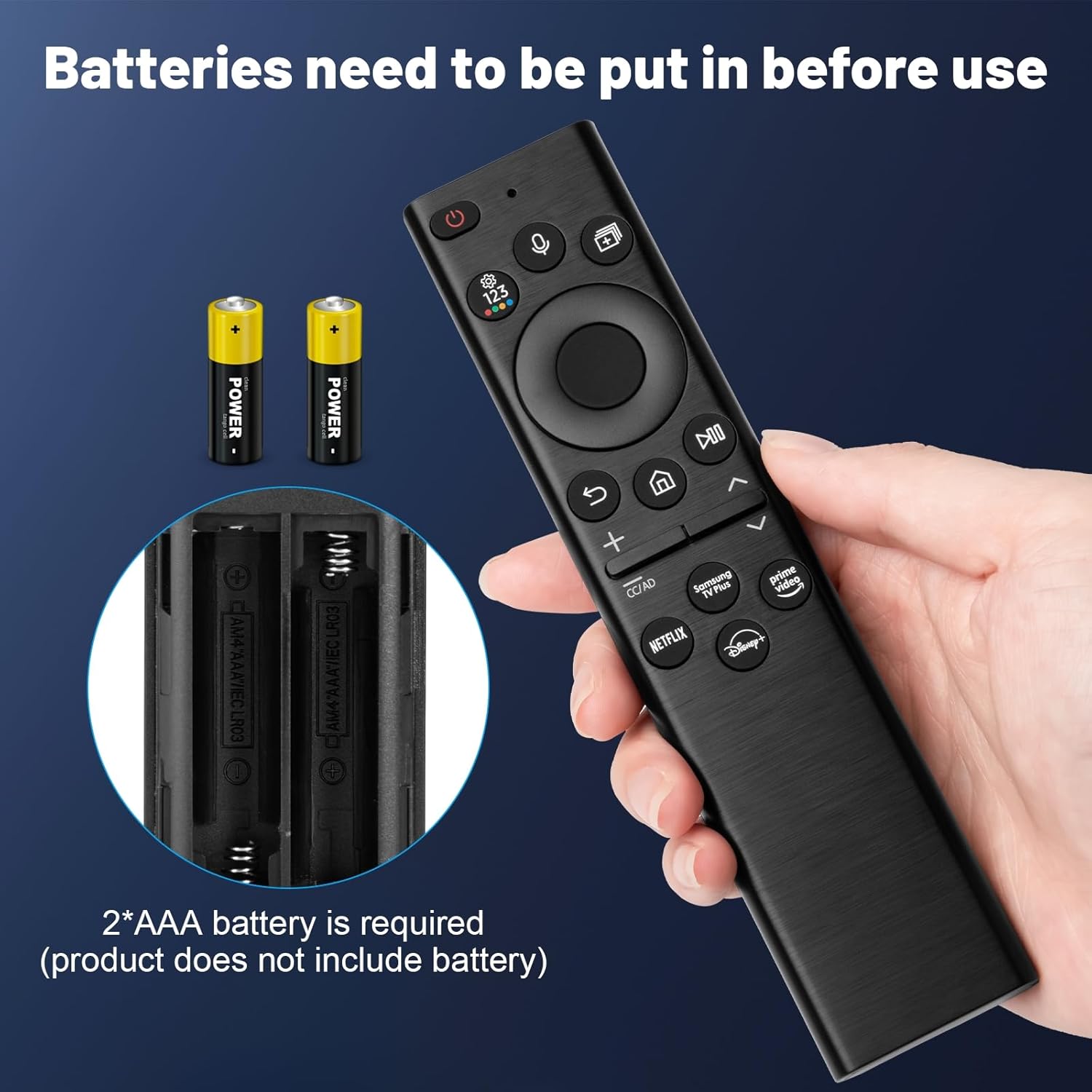 Replacement Voice Remote for Samsung Smart TVs A596247